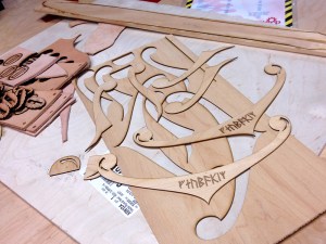 Laser Cut Sword Pieces