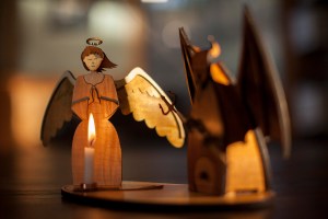 Angel Devil With Narrow Depth Of Field