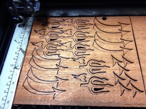 Devil Parts On Laser Tail Pitchfork