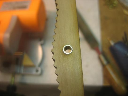 bushing Pressed Into Wood Frame