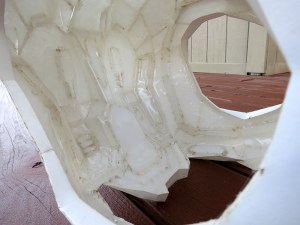 Torso Filled With Hot Glue